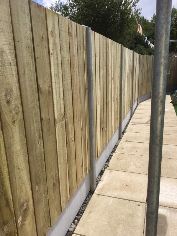 Domestic Fencing - Concrete H Posts
